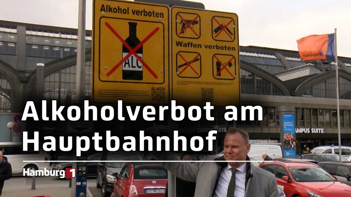 Alkoholkonsumverbot am Hamburger Hauptbahnhof