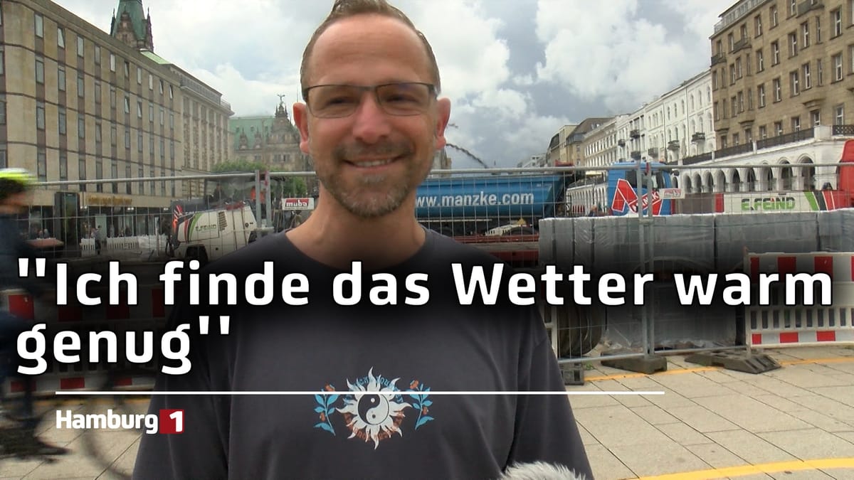 Schietwetter statt Sonnenschein - das sagt Hamburg zum Wetterchaos