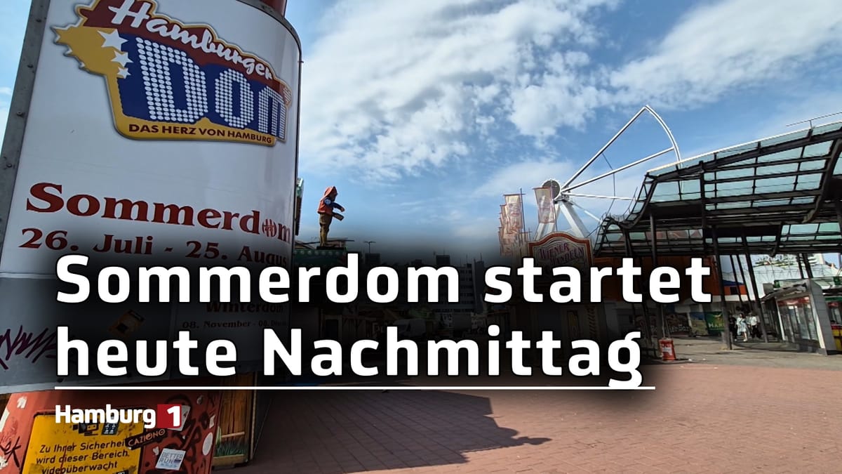 Der Hamburger Sommerdom startet heute Nachmittag