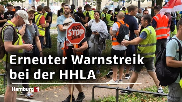 HHLA-Angestellte im Warnstreik: Angst vor Kündigungen wächst