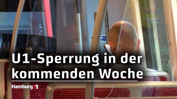 Teilsperrung der U1 in der kommenden Woche