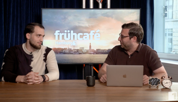 Kristiano Hoxhaj im Frühcafé