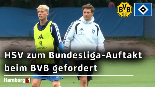 Der Ball in der Bundesliga rollt wieder: HSV zum Auftakt bei Borussia Dortmund